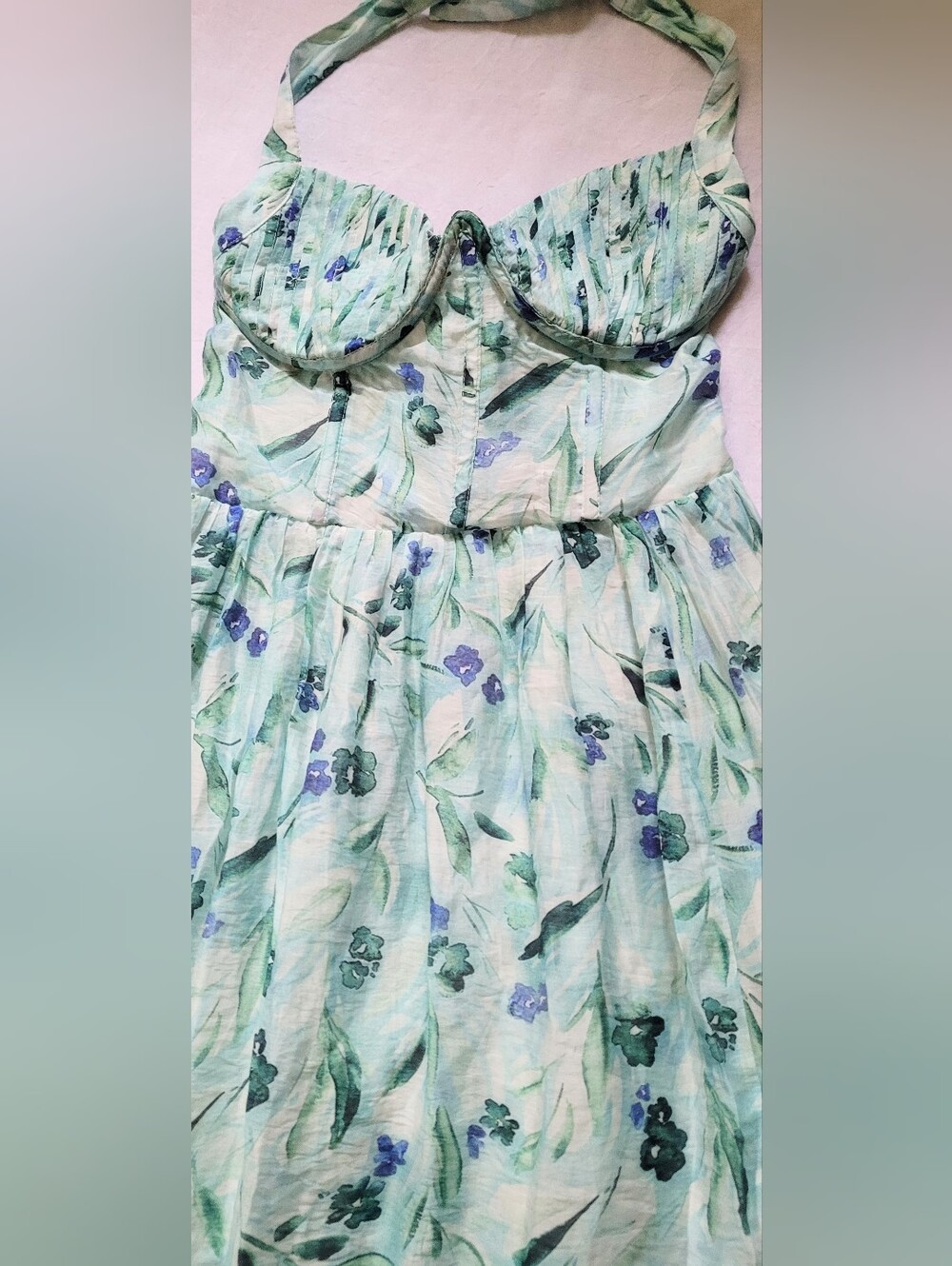 NWOT! ASTR Formal Garden Party Anthro Women's Kelby Corset Fall Maxi Dress Small - Picture 13 of 17